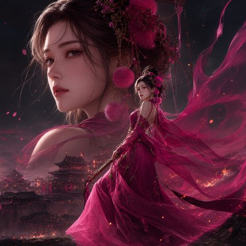 绯宫流烟模板封面