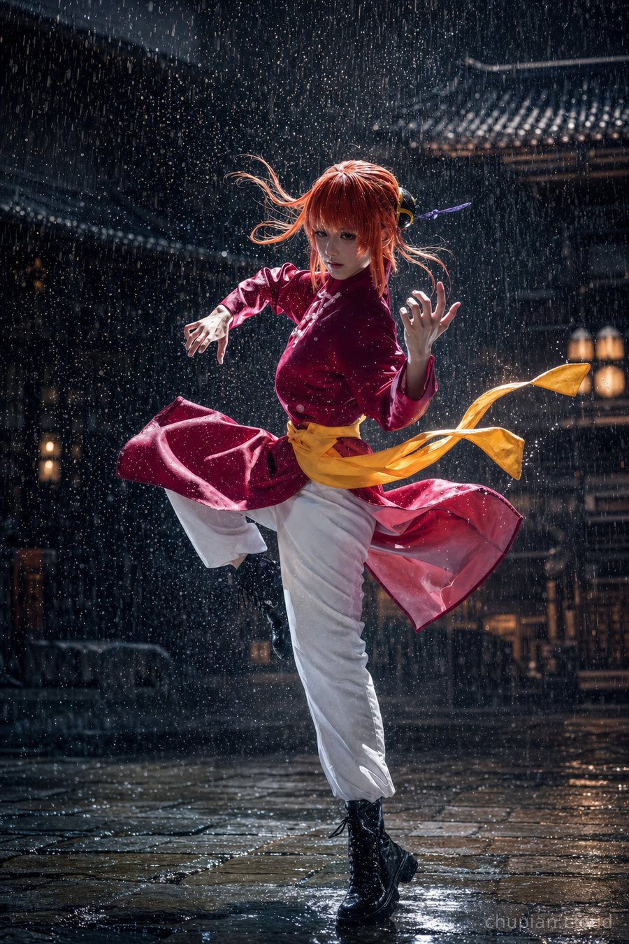 雨夜武影模板封面